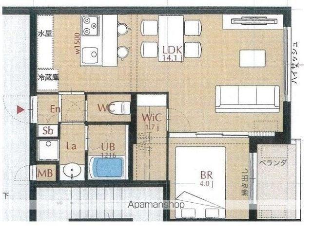 ソネット香住ヶ丘3(1LDK/3階)の間取り写真