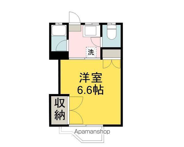 ヴィレッタ東広島参番館(1K/2階)の間取り写真