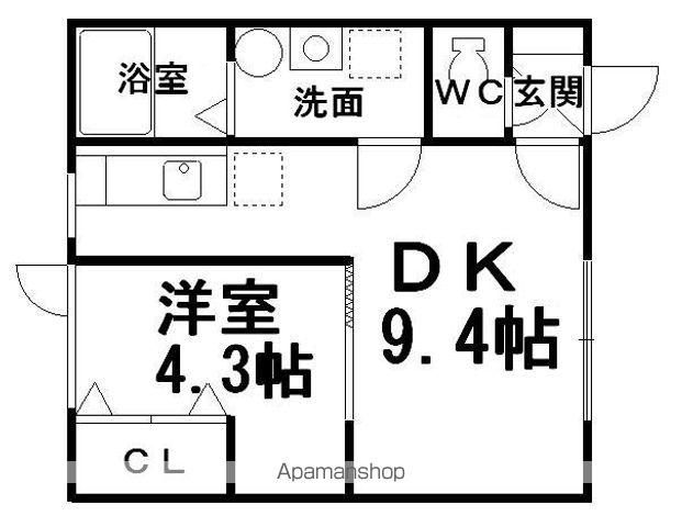 YS HIMMEL STELLE Ⅰ(1LDK/1階)の間取り写真