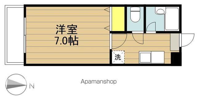 ヴィーノPARTⅠ(1K/2階)の間取り写真