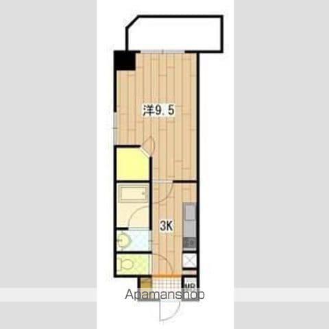 ウイング宝町フォース(1K/7階)の間取り写真