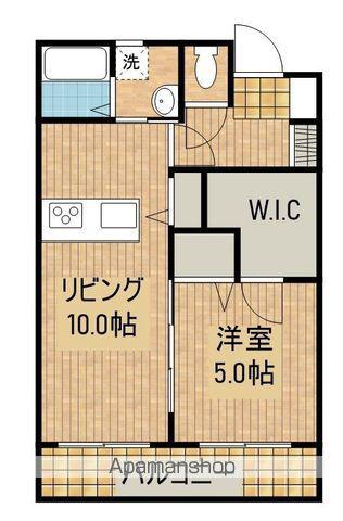 PRELUDE AOBA(1LDK/1階)の間取り写真
