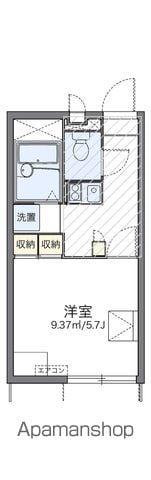 レオパレスジュネス紫竹(1K/1階)の間取り写真
