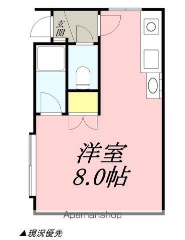 シティアイ(ワンルーム/2階)の間取り写真