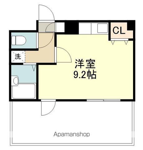 グランドパレス長町(ワンルーム/6階)の間取り写真