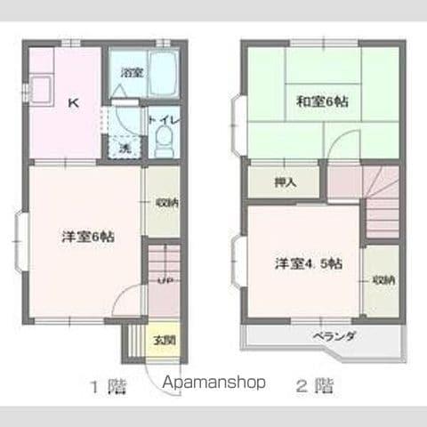 ベルウッドA棟 1階階 間取り