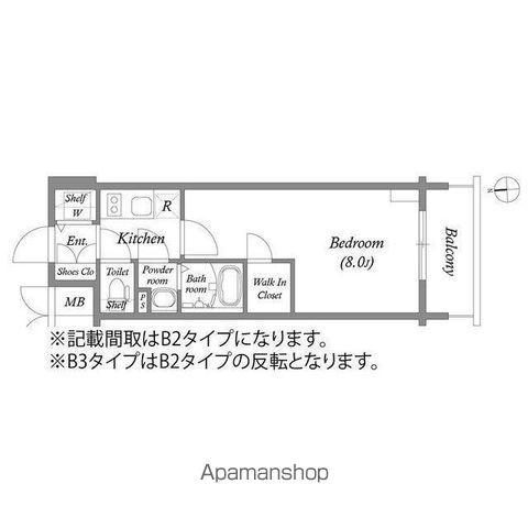 エスリード大須プレシア(1K/14階)の間取り写真