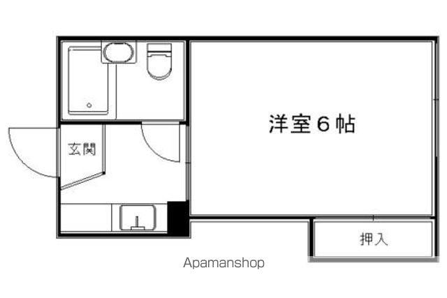 りぷる壱番館(1K/2階)の間取り写真