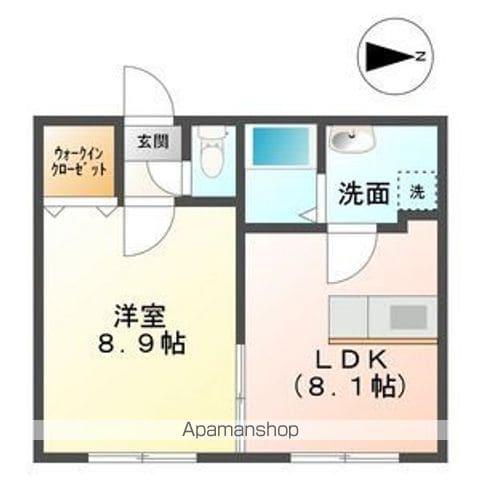 ナノハウス(1LDK/1階)の間取り写真
