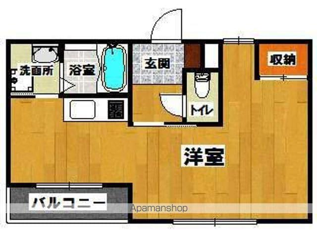 プランドール大浜(1K/2階)の間取り写真