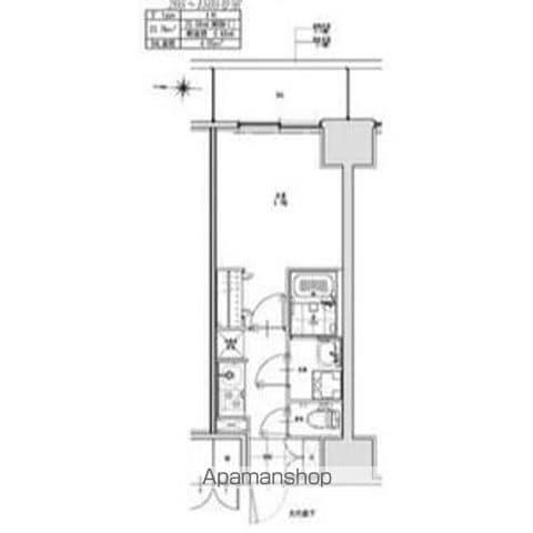 SーRESIDENCE志賀本通DEARLY 73(1K/7階)の間取り写真