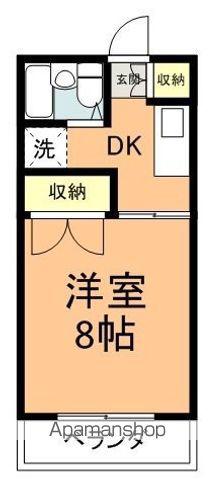 第3西沢ハイツ(1DK/1階)の間取り写真