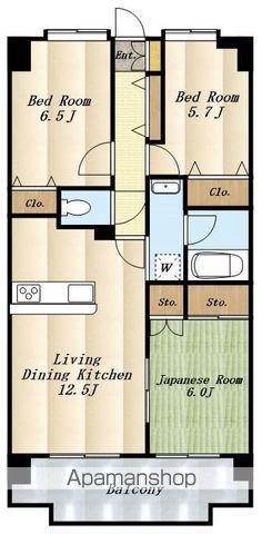 ライフステージ武蔵野(3LDK/1階)の間取り写真