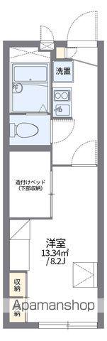 レオパレス幸田C(1K/1階)の間取り写真
