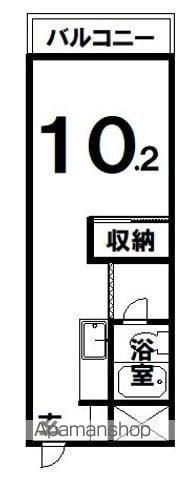 クレインマンション(1K/3階)の間取り写真