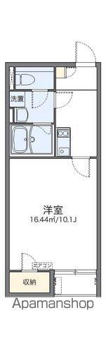 レオネクスト高針荒田Ⅰ(1K/1階)の間取り写真