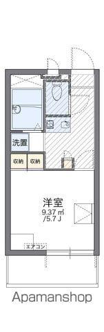 レオパレスオーパス(1K/3階)の間取り写真