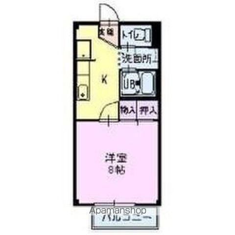 SURPLUS F&R(1K/1階)の間取り写真