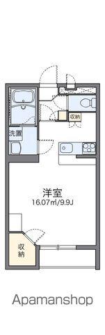 レオパレスルミエールⅡ(1K/2階)の間取り写真