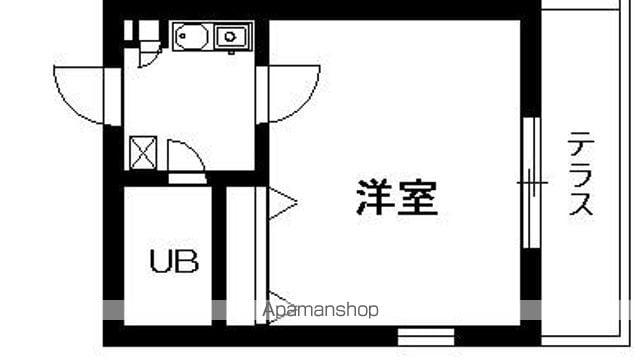 ジュネパレス柏第97(1K/1階)の間取り写真
