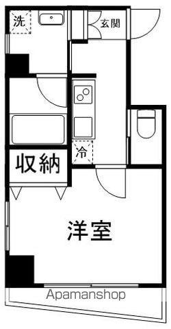G・STARマンション(1K/5階)の間取り写真