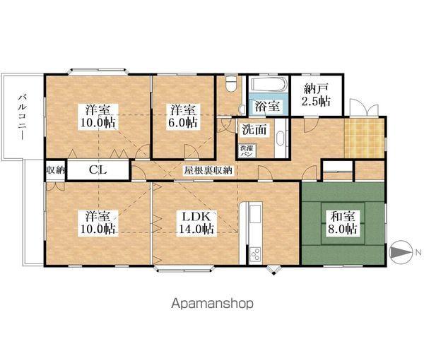 フレグランス八王子(4SLDK/2階)の間取り写真