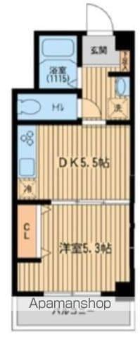 東信松涛マンション 3階階 間取り