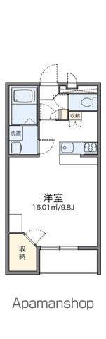 レオパレスサニーヒルズ(1K/3階)の間取り写真