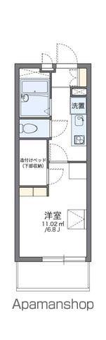 レオパレス北岡公園前(1K/1階)の間取り写真