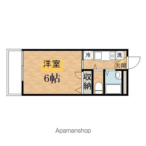 サウザントハウス 1(1K/1階)の間取り写真