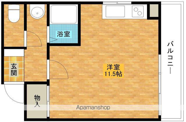 マスターズエル松之浜582(ワンルーム/3階)の間取り写真