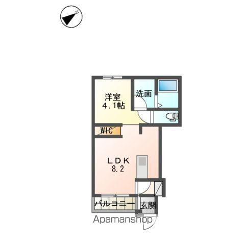 エストフェリーチェ(1LDK/1階)の間取り写真