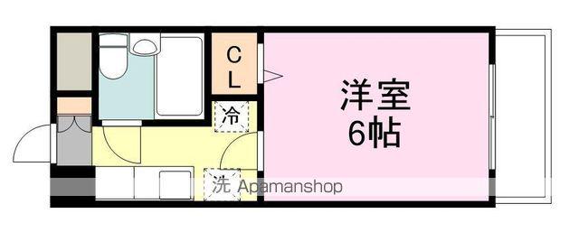 大町Sビル(1K/2階)の間取り写真