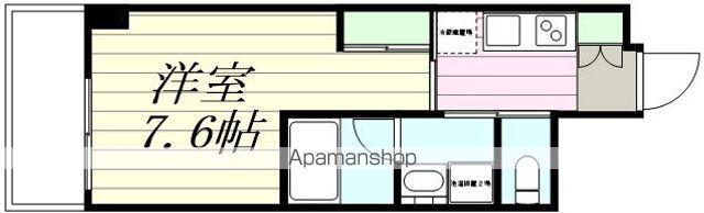 MIRAIZU RESIDENTIAL SENDAI Ⅰ(1K/5階)の間取り写真