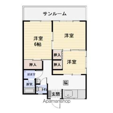 コイズミホーム(3DK/1階)の間取り写真