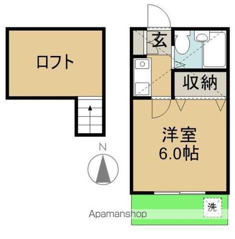 コーポベルウッドⅠ(1K/1階)の間取り写真