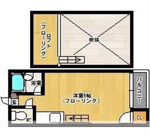 ダイカンエステートⅢ(ワンルーム/1階)の間取り写真