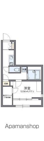 レオパレスさくらC(1K/1階)の間取り写真