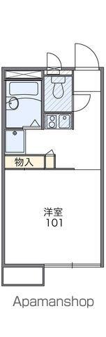 レオパレスマルティ(1K/1階)の間取り写真