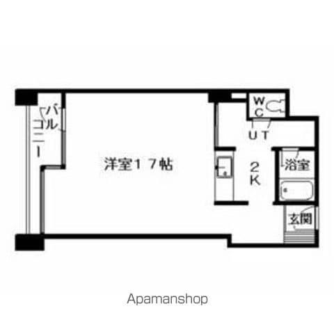 サンシティ札幌(1K/3階)の間取り写真