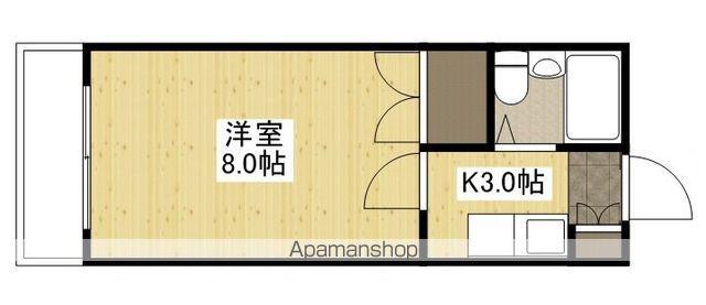 エステート平成(1K/3階)の間取り写真