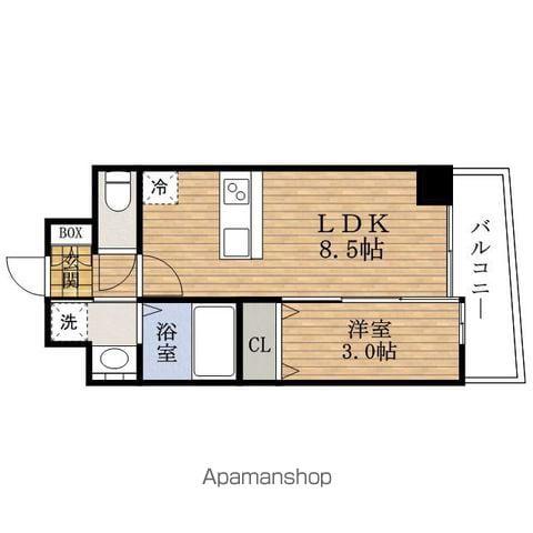 ステージグランデSAKAISUJIHOMMACHI(1LDK/6階)の間取り写真