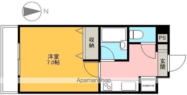 サンライズコスモス 3(1K/3階)の間取り写真