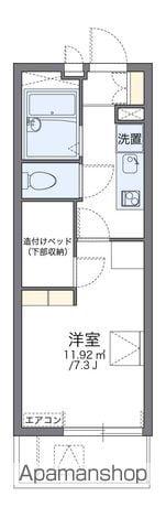レオパレスタケシン(1K/1階)の間取り写真