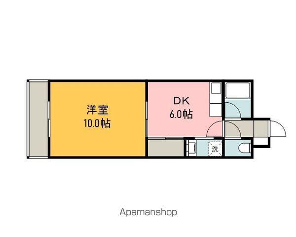 CASA広藤(1DK/2階)の間取り写真