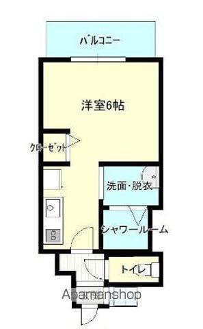 MODERN PALAZZO大手門2(ワンルーム/6階)の間取り写真