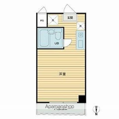 メゾンド経堂(ワンルーム/3階)の間取り写真