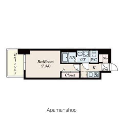 S-RESIDENCE名駅南(1K/5階)の間取り写真