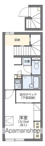 レオパレス託麻南(1K/2階)の間取り写真
