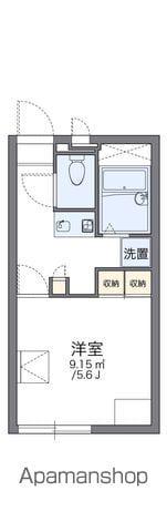レオパレス西町(1K/2階)の間取り写真